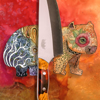 Australian Chefs Chopper | The "Wombat" Chopper | Custom - Big Red Knives