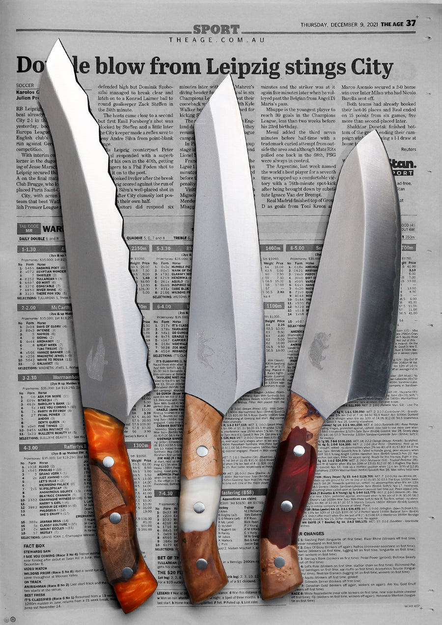 The Trifecta Set | The "Big Red" Beast Set - Big Red Knives