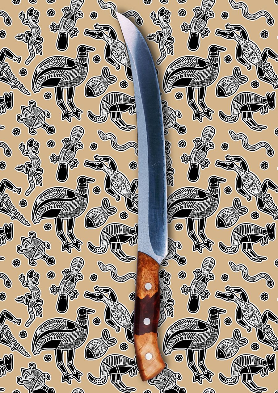BBQ Cimeter/Slicer | The Brolga - Big Red Knives