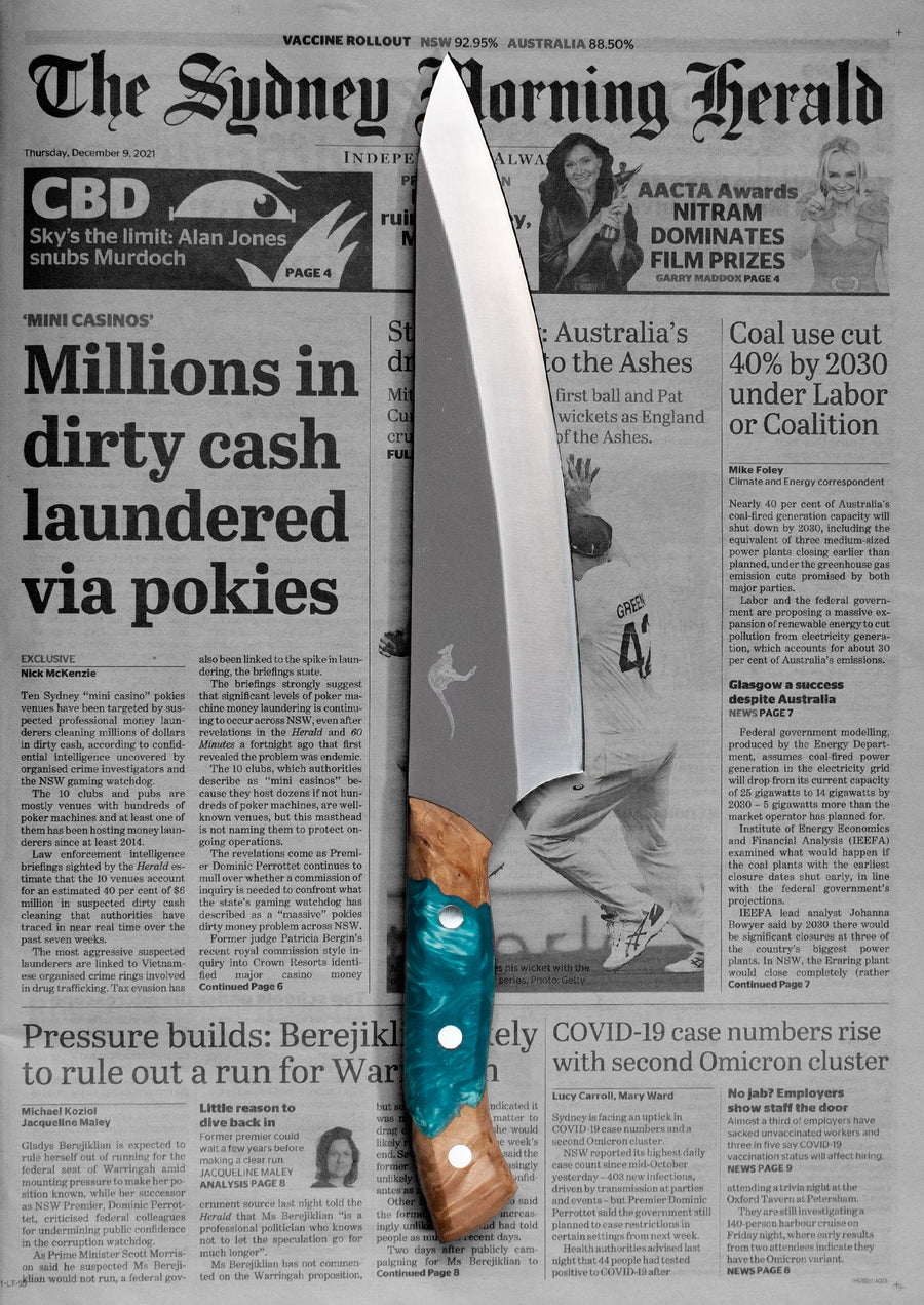 Australian Chefs Knife | The "Big Red" | Custom - Big Red Knives
